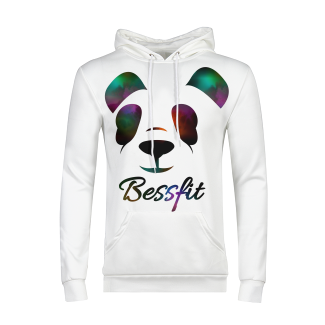 Panda Expression MENS ALL-OVER PRINT HOODIE