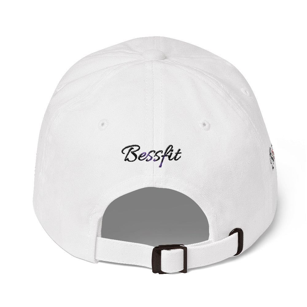 Bessfit Black Panda Dad hat