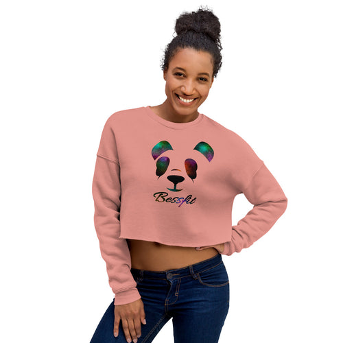 Bessfit Panda Crop Sweatshirt