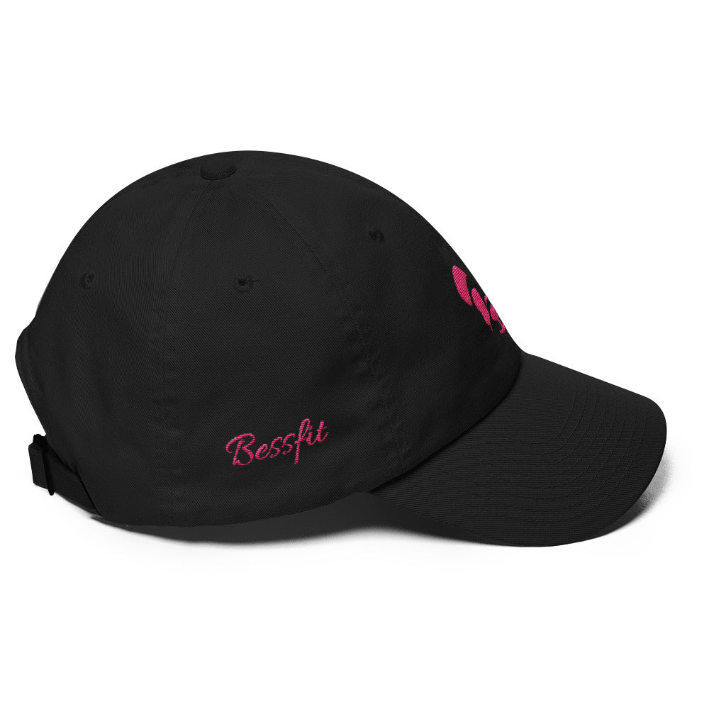 Bessfit Pink Panda Dad Hat