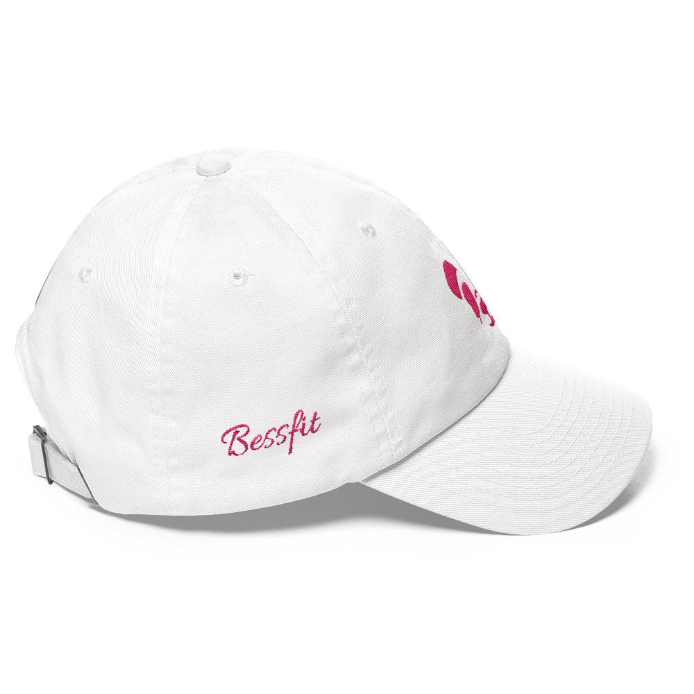 Bessfit Pink Panda Dad Hat