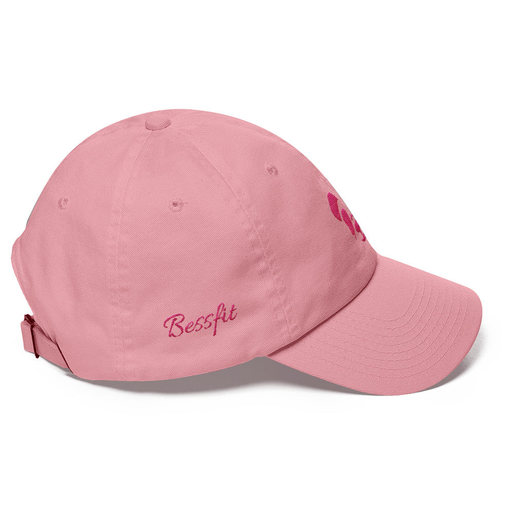 Bessfit Pink Panda Dad Hat