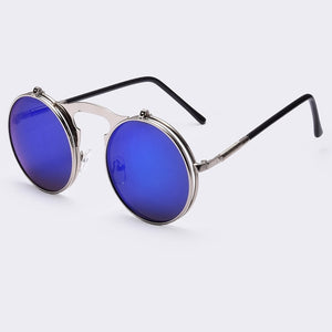 Designer VINTAGE STEAMPUNK Sunglasses round