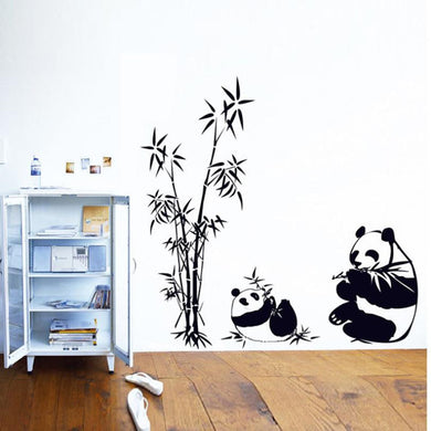 Panda Bamboo Pattern Home Decor