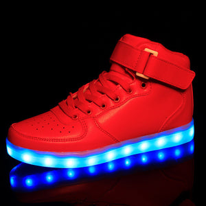 Golden / Silver LED Sneakers